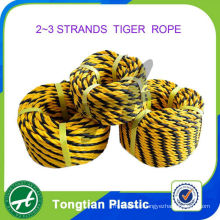 High Quality 3 Strands Twisted Polyethylene Mark Rope